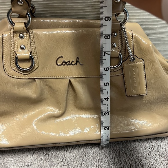 ๐ 3xHP ๐ Authentic Coach Leather Satchel Handbag - Picture 9 of 12